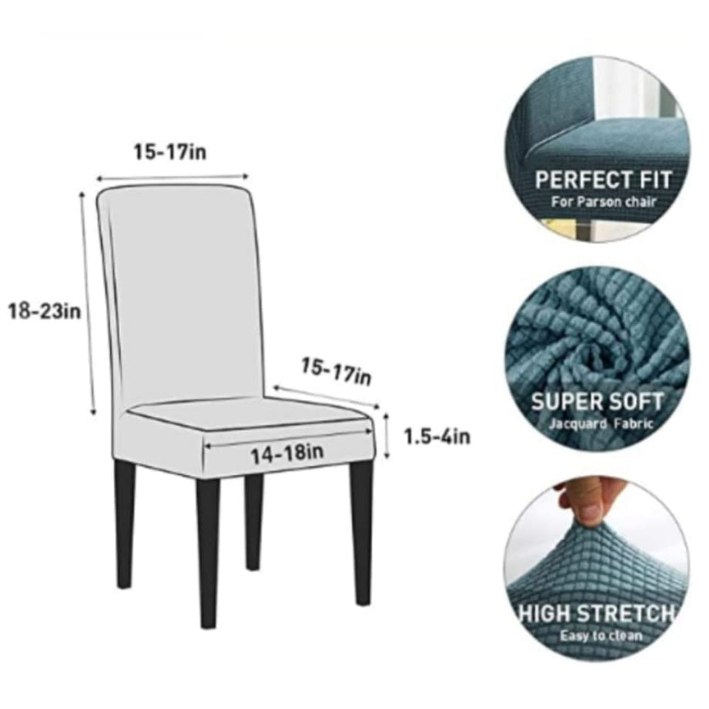 Miro Dining Chair Cover Set – Blue