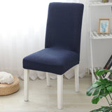 GOMINIMO 6pcs Dining Chair Slipcovers/ Protective Covers (Navy Blue)