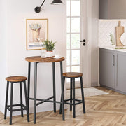 Glenmore Bar Stool Set of 2 – Brown