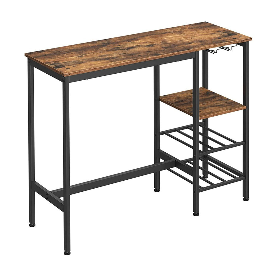 Jenson Metal Bar Table – Brown