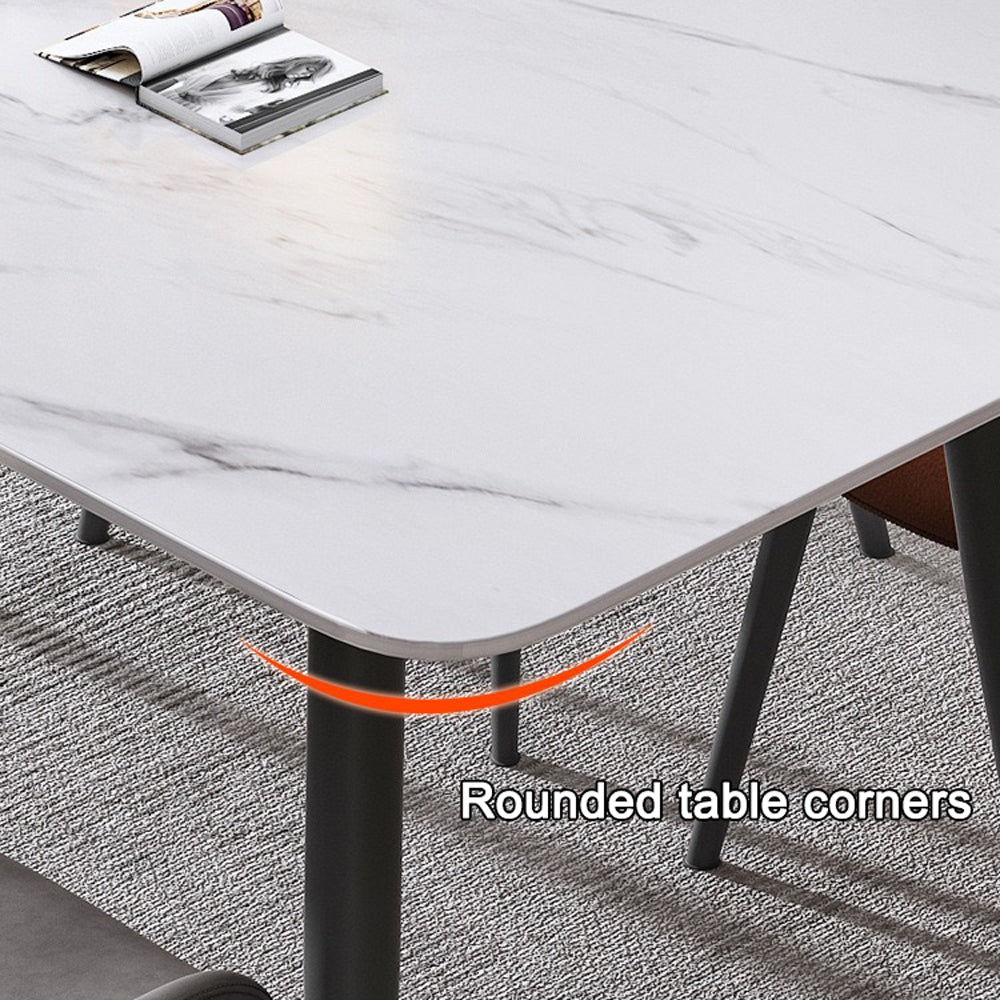 Prescott Metal Dining Table – Grey