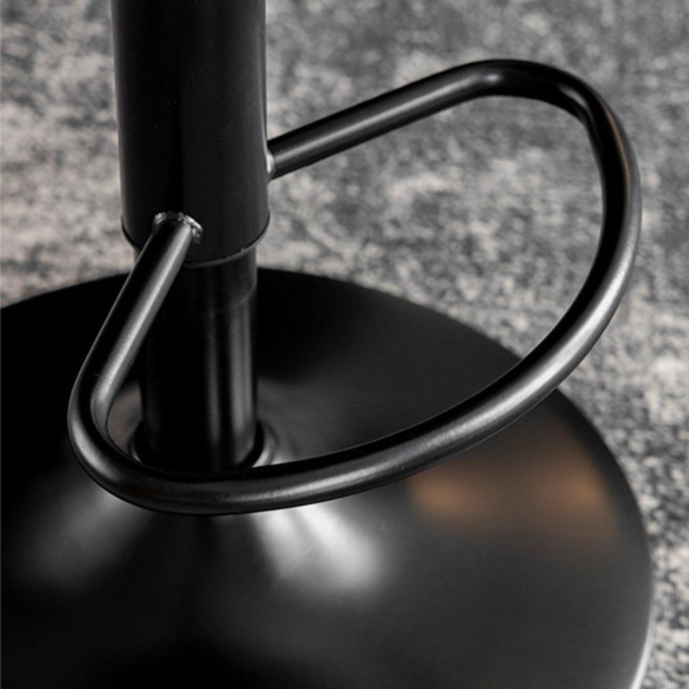 Claremont PU Leather Gas-Lift Swivel Bar Stool – Grey