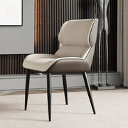 Light PU Leather Dining Chair – Light Grey