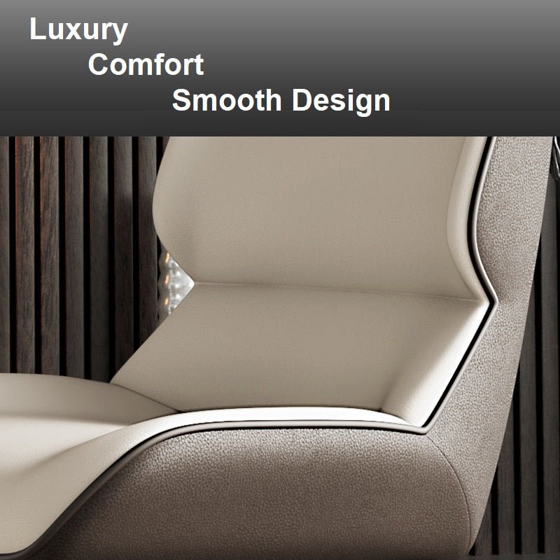Light PU Leather Dining Chair – Light Grey
