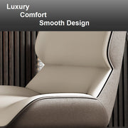Light PU Leather Dining Chair – Light Grey