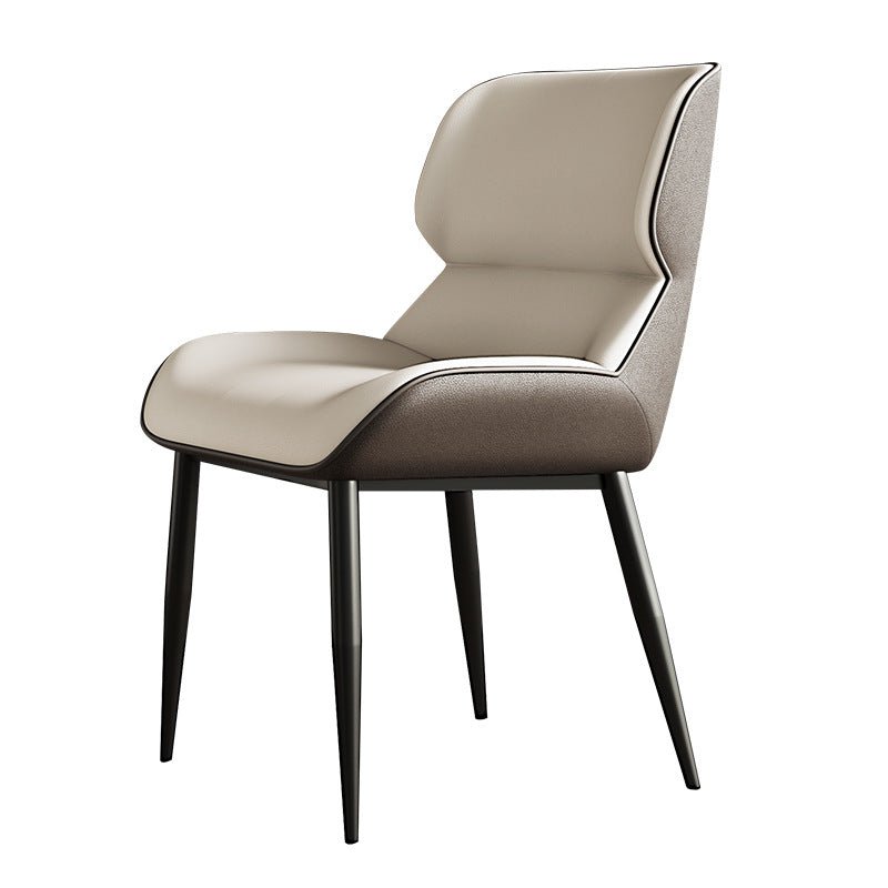 Light PU Leather Dining Chair – Light Grey