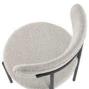 Kairo Bouclé Dining Chair – White