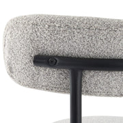 Kairo Bouclé Dining Chair – White