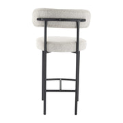 Boucle Bouclé Bar Stool – White