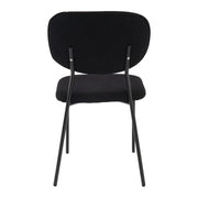 Kendall Bouclé Dining Chair – Charcoal