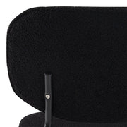 Kendall Bouclé Dining Chair – Charcoal