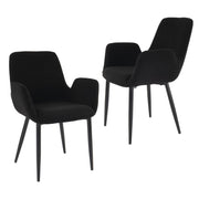 Seaton Bouclé Armchair – Charcoal
