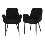 Seaton Bouclé Armchair – Charcoal