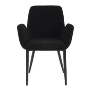 Seaton Bouclé Armchair – Charcoal