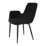 Seaton Bouclé Armchair – Charcoal