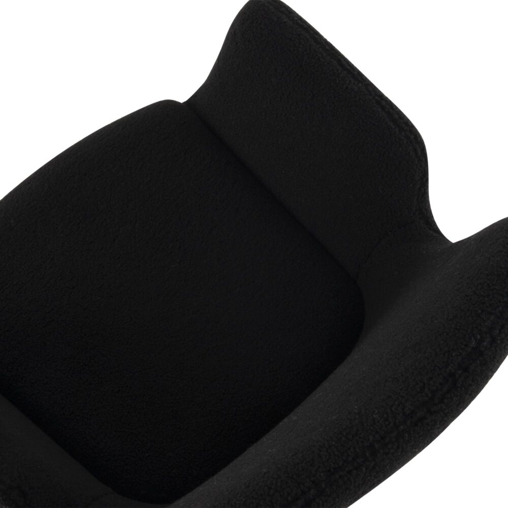 Seaton Bouclé Armchair – Charcoal