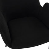 Charcoal Embrace Boucle - teddy Sherpa Fabric Armchair Set