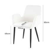 Boucle Bouclé Dining Chair