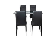 Fairmont Metal Dining Set – Black