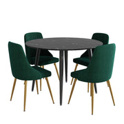 Dante Velvet Dining Set