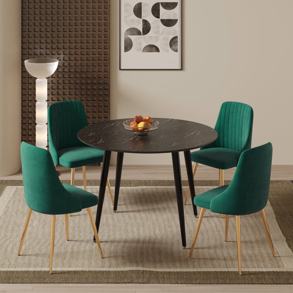Dante Velvet Dining Set