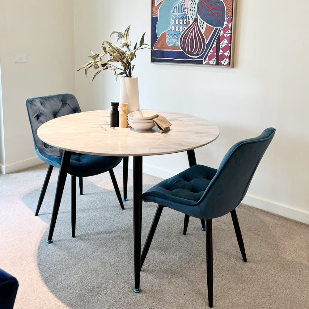 Crawford Metal Dining Table
