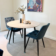 Crawford Metal Dining Table