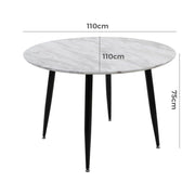 Crawford Metal Dining Table