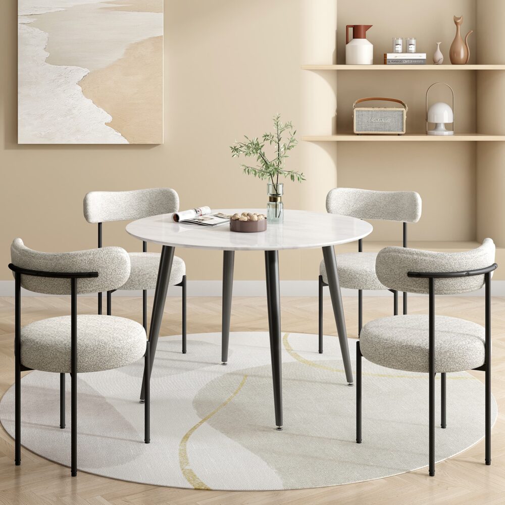 Crawford Metal Dining Table