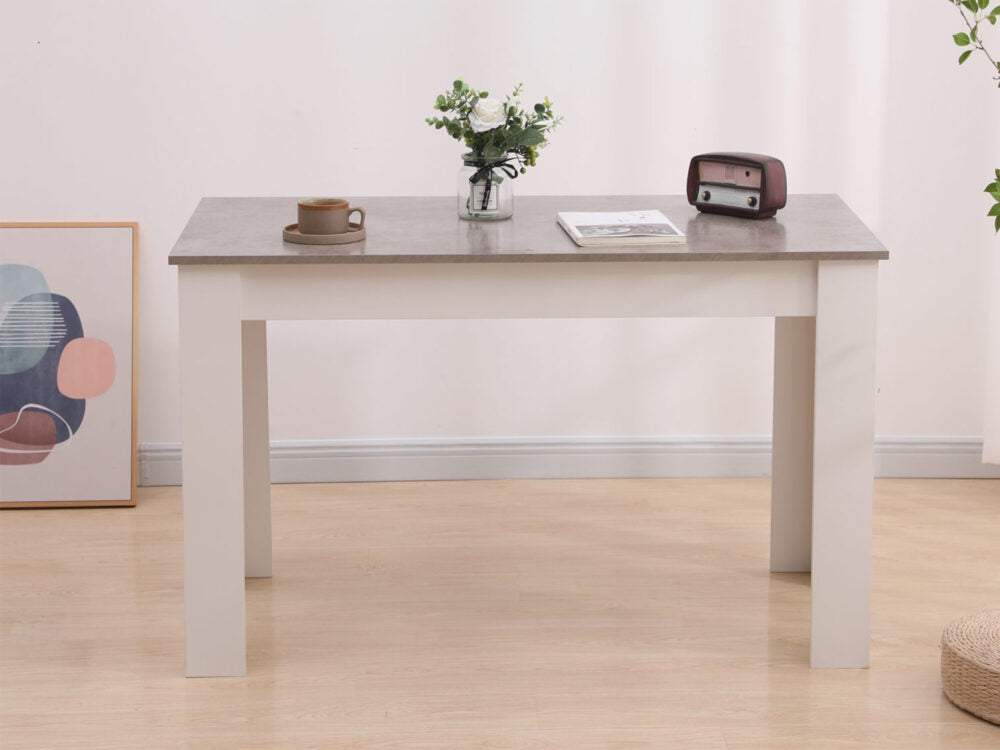 Corbin Wooden Dining Table – Grey