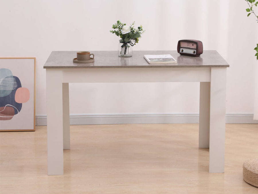 Corbin Wooden Dining Table – Grey