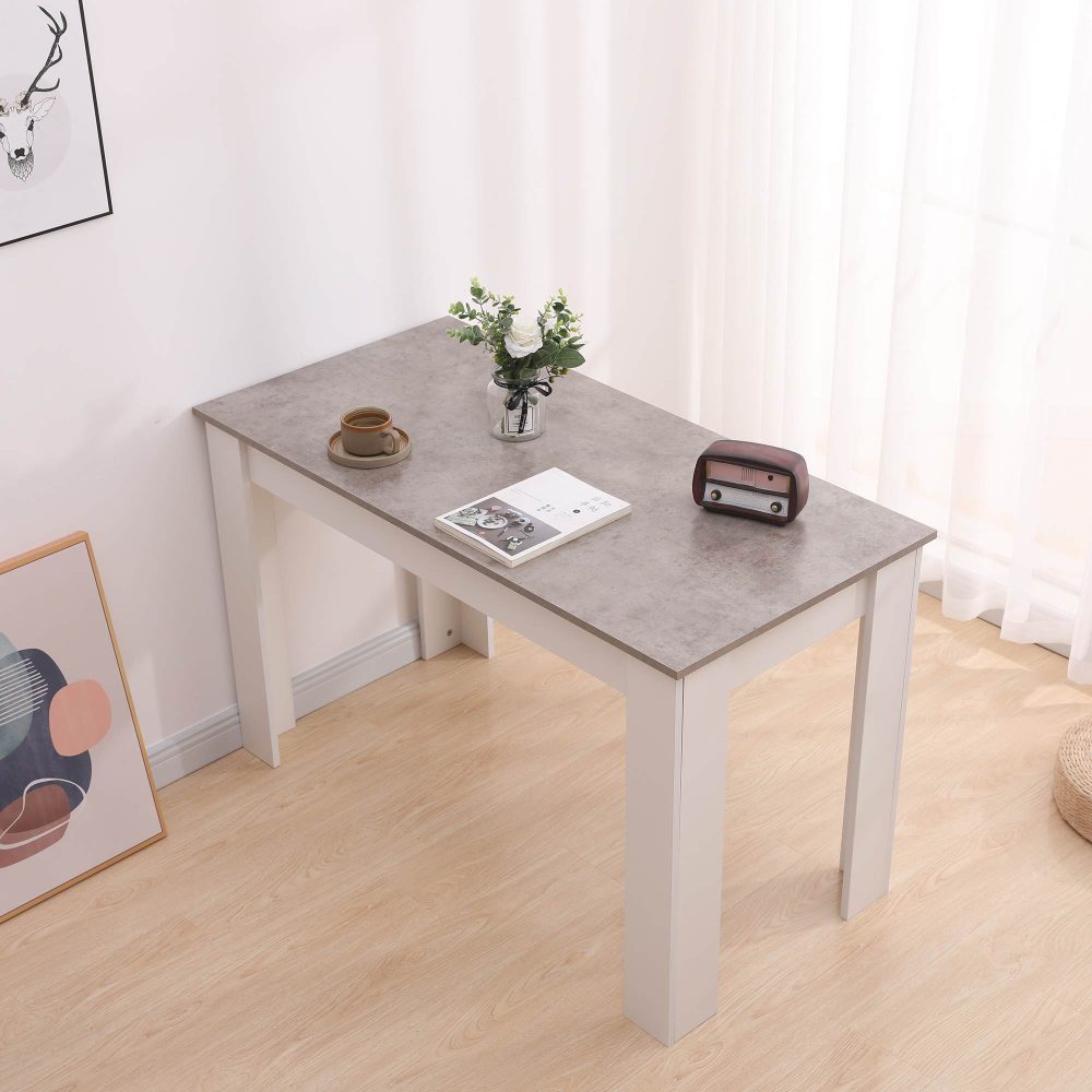 Corbin Wooden Dining Table – Grey