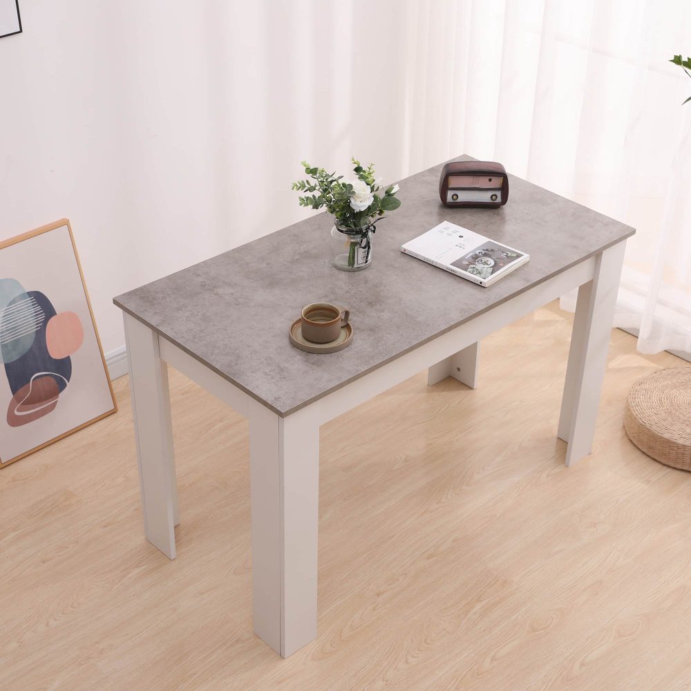 Corbin Wooden Dining Table – Grey