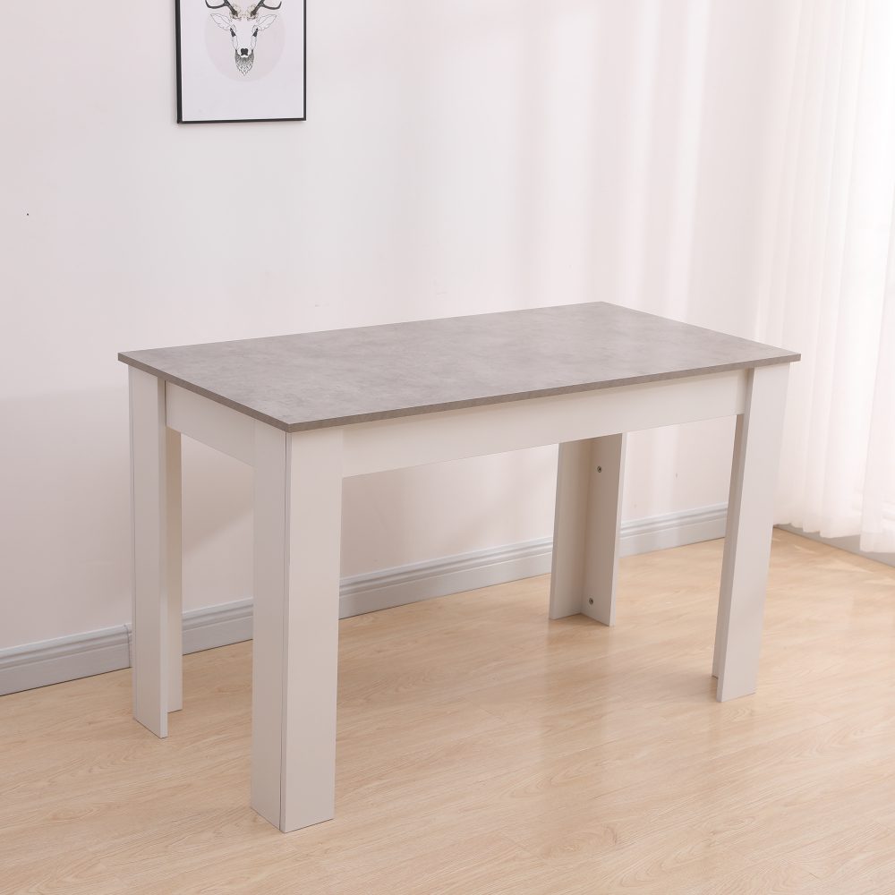 Corbin Wooden Dining Table – Grey
