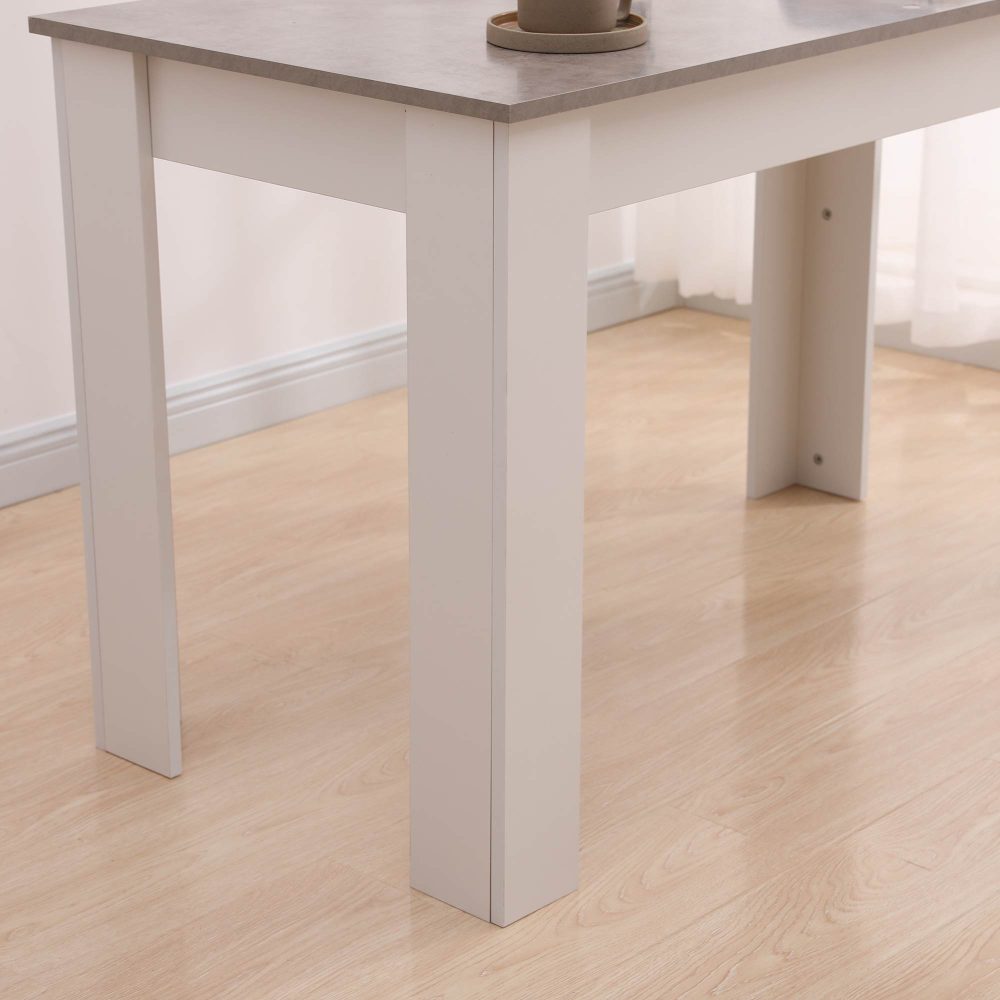 Corbin Wooden Dining Table – Grey