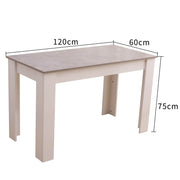 Corbin Wooden Dining Table – Grey