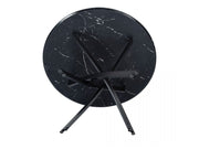 Coastal Metal Dining Table – Black