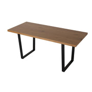 Venice Metal Dining Table – Natural