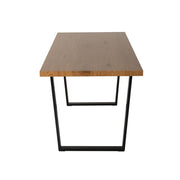 Venice Metal Dining Table – Natural