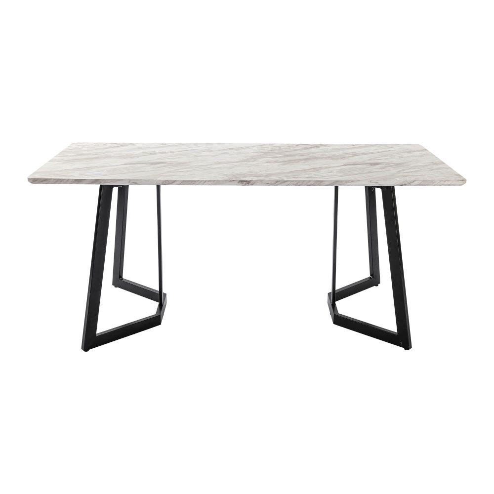 Marble Velvet Dining Set