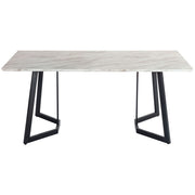 Marbleous Velvet Dining Set – Green