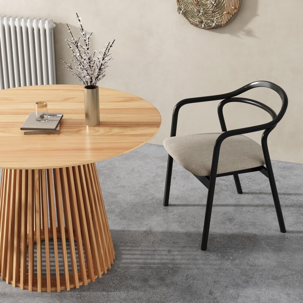 Palmer Wooden Dining Table – Natural