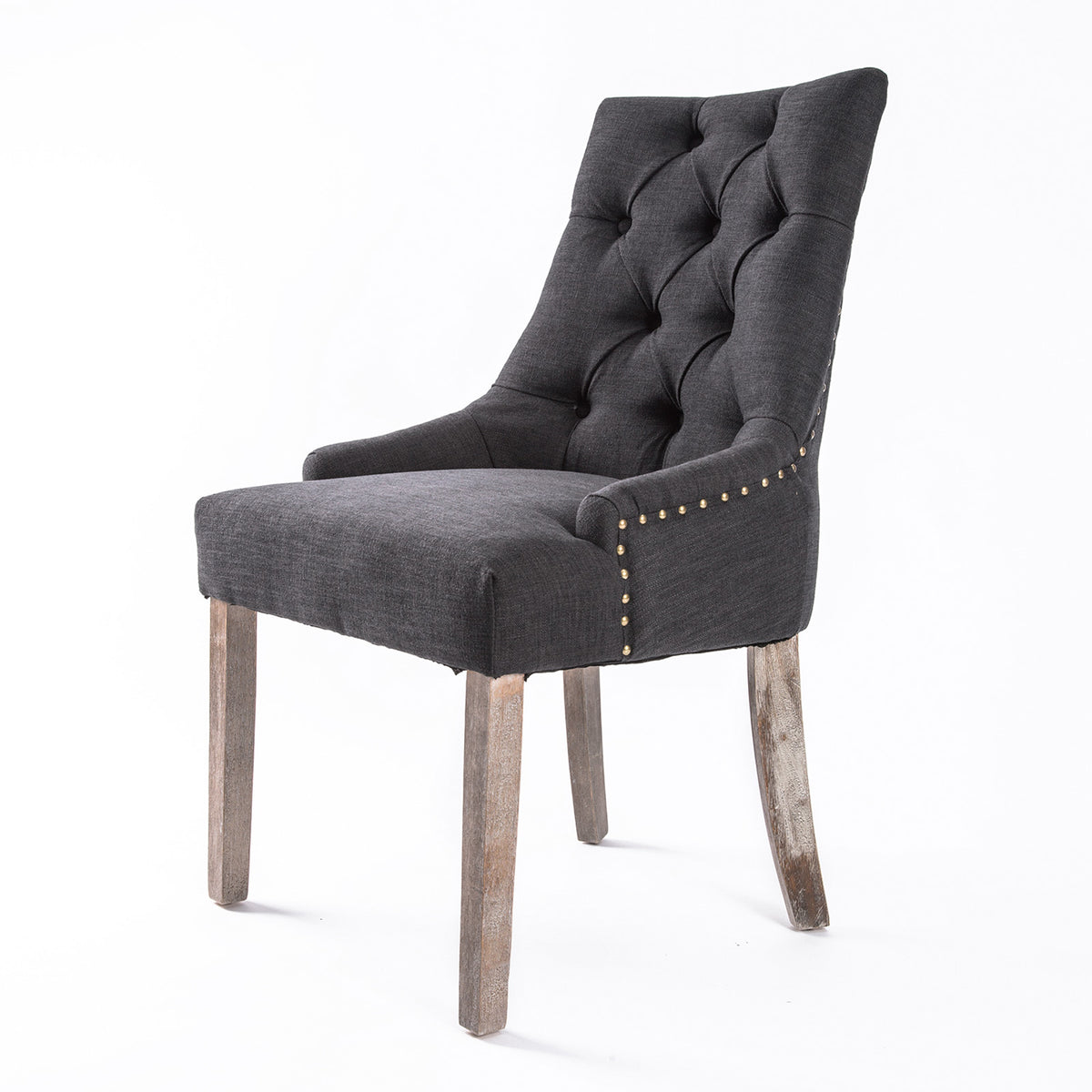 Sterling Fabric Dining Chair – Black