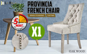 Torin Fabric Dining Chair – Cream