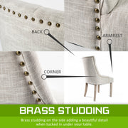 Torin Fabric Dining Chair – Cream
