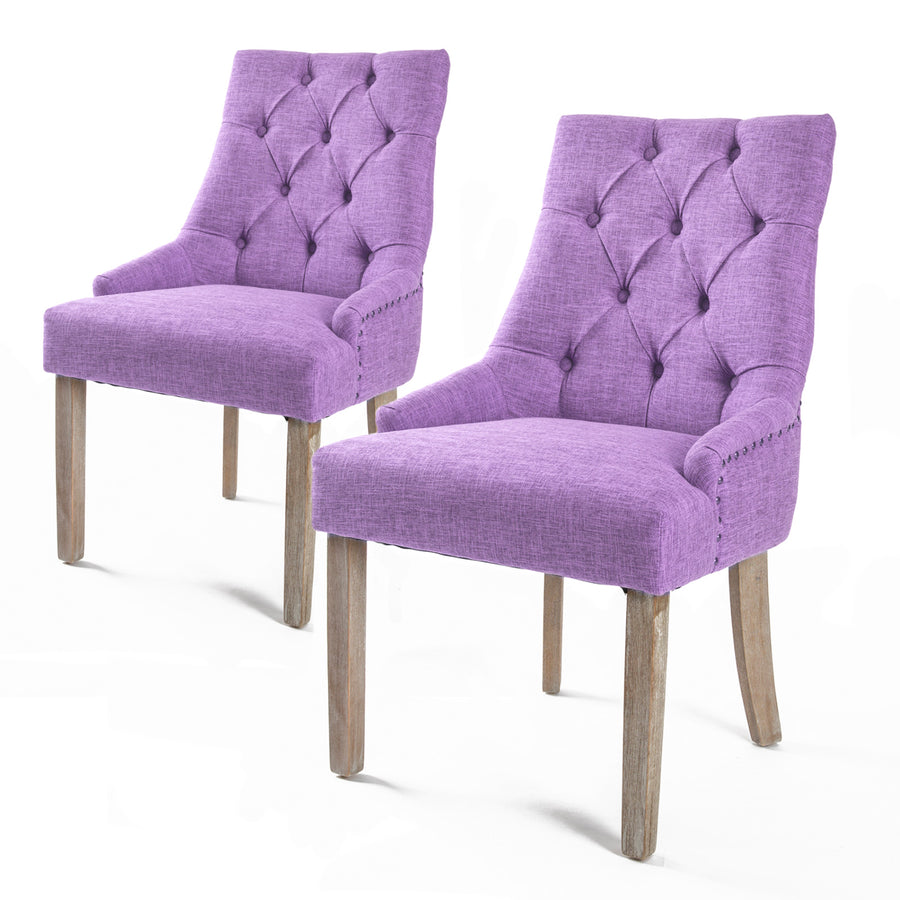Valen Fabric Dining Chair Set of 2