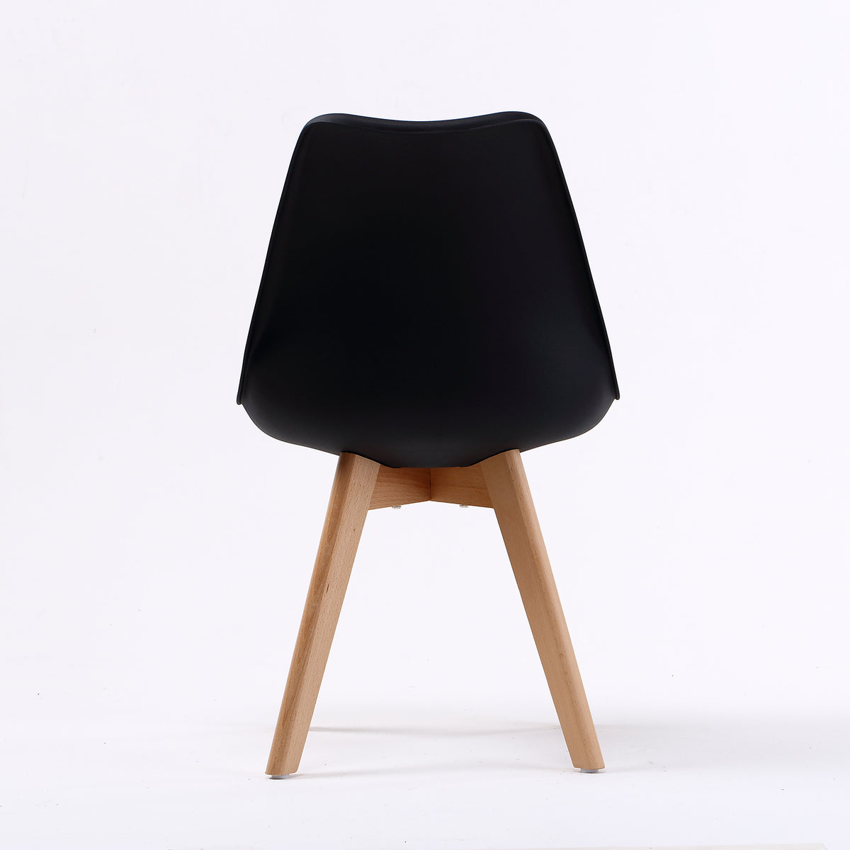 Retro Dining Chair Set of 2 – Black