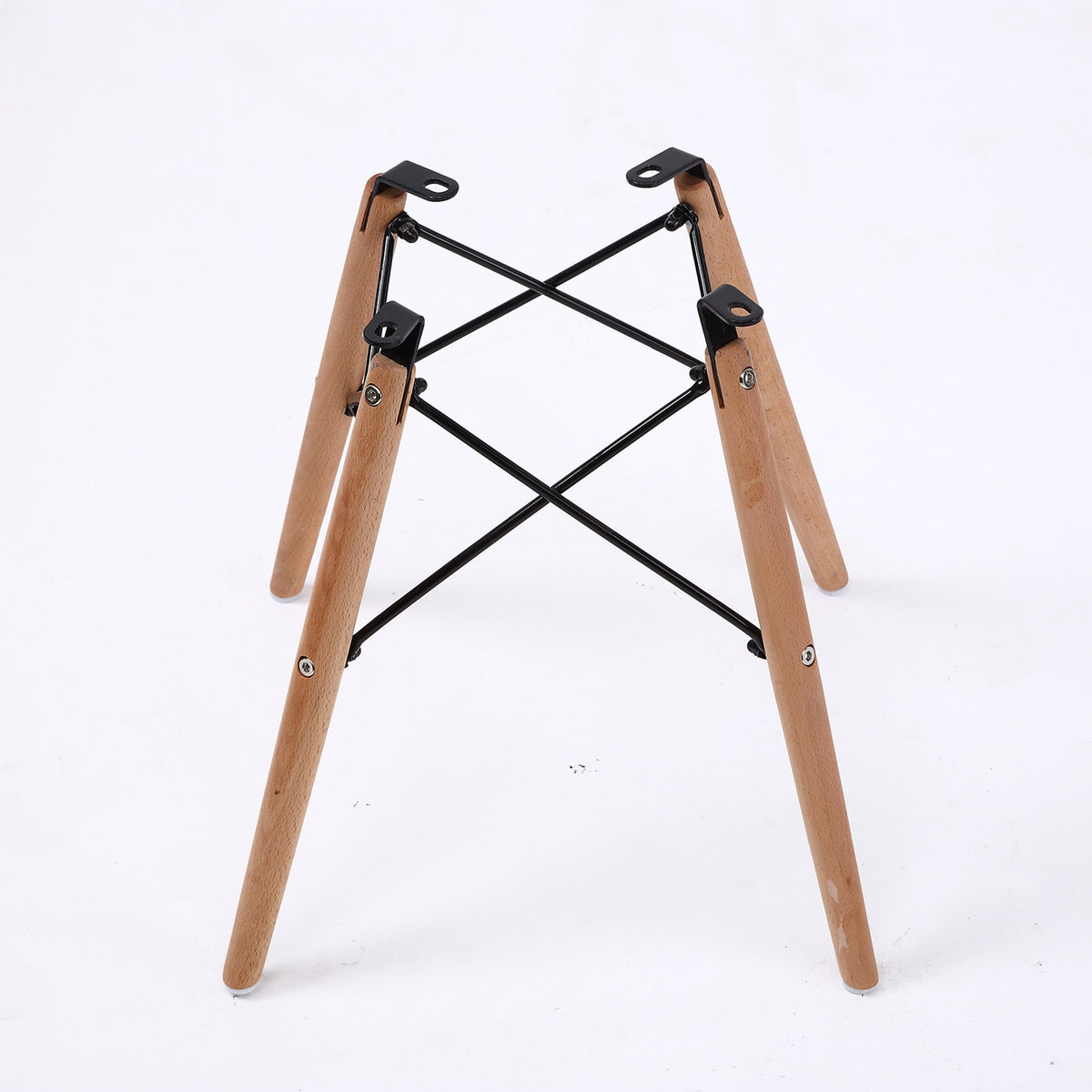 Retro Dining Chair Set of 2 – Black