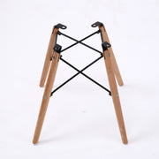 Retro Dining Chair Set of 2 – Black