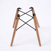 Retro Metal Dining Chair Set of 2 – White